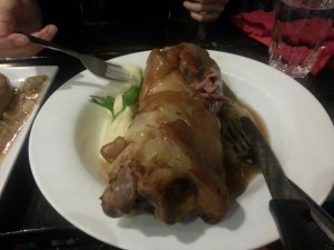 pork knuckle@Bavarian Haus Restaurant