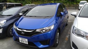 Honda Fit-沖繩租來的車